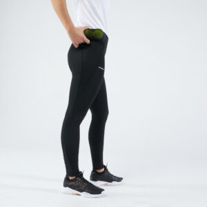 Damen Tennis Leggings - Dry Hip Ball schwarz