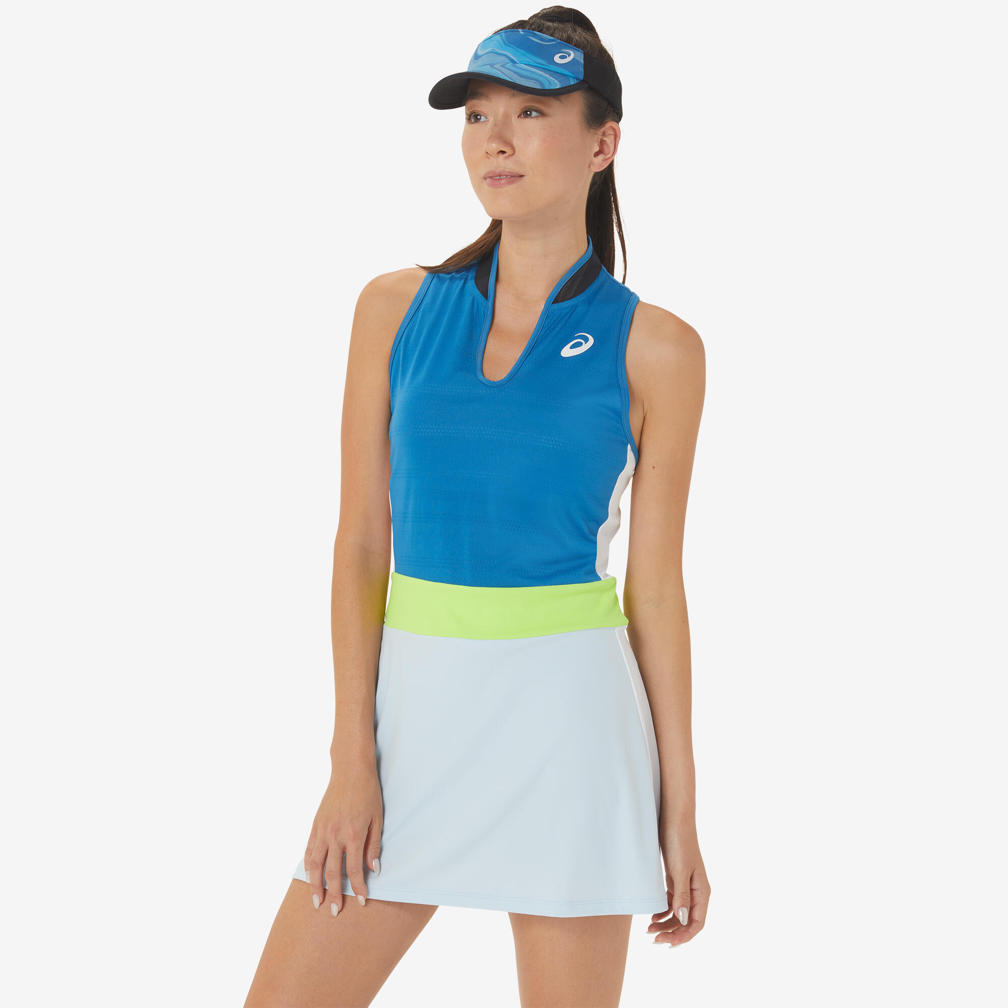 Damen Tenniskleid - Match dunkelblau/hellblau