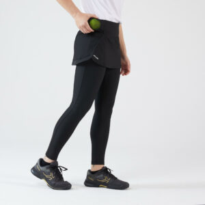 Damen Tennisrock mit Leggings - Dry Hip Ball schwarz