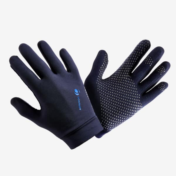 Handschuhe warm Tennis Kinder marineblau