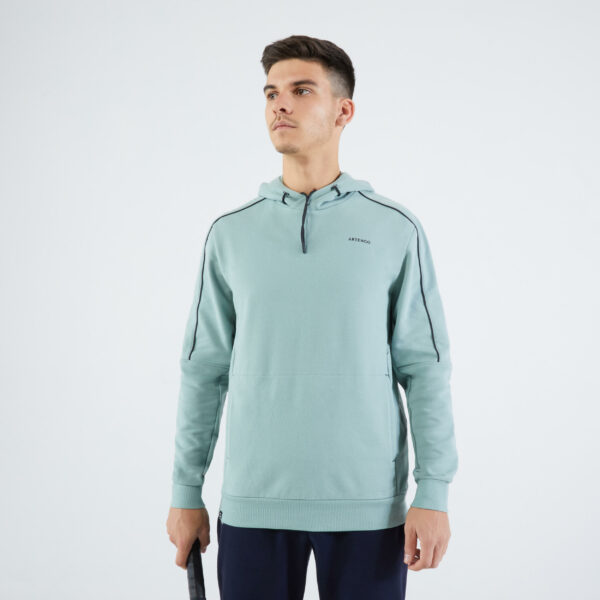Herren Tennis Kapuzenpullover - Soft braun