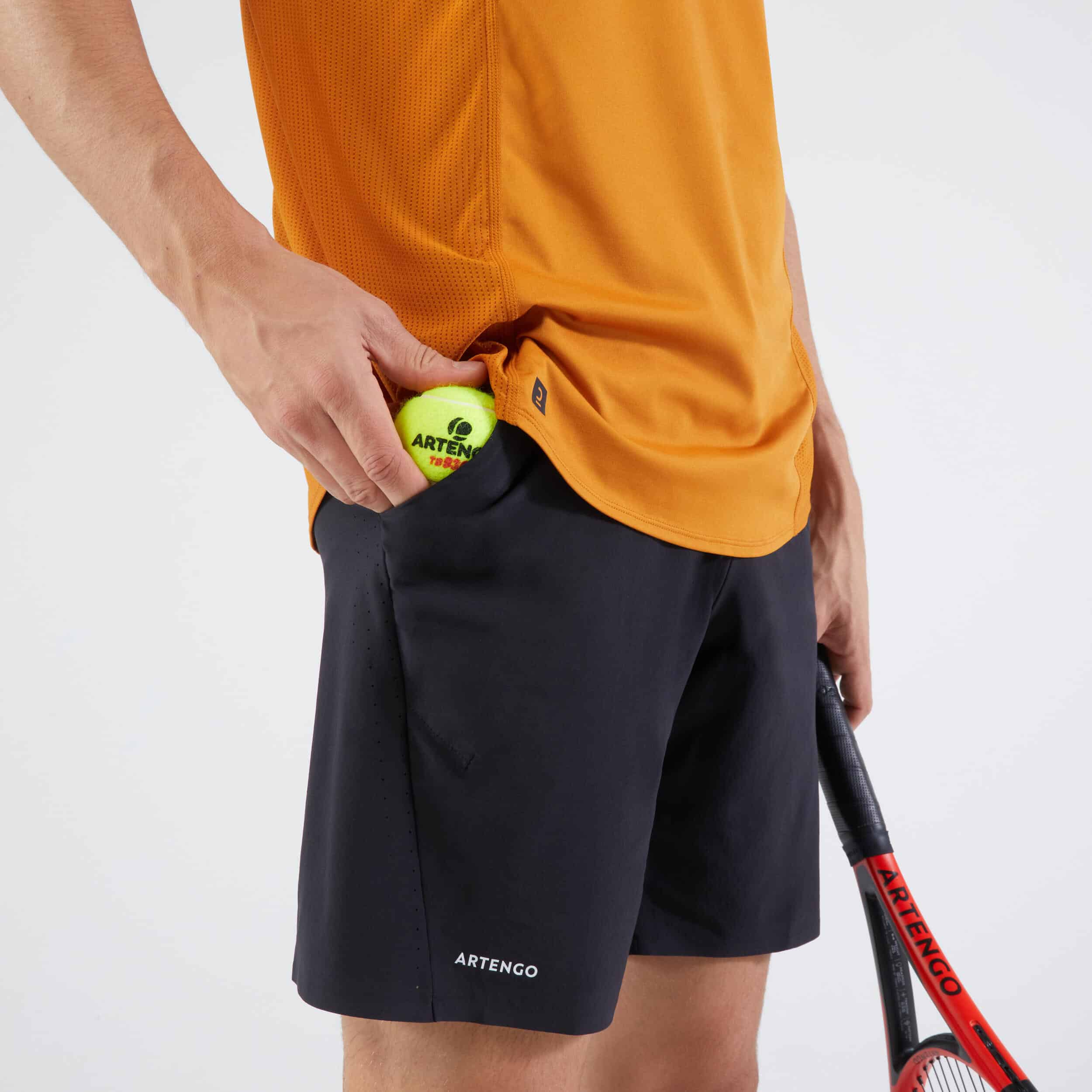 Herren Tennis Shorts - Dry schwarz