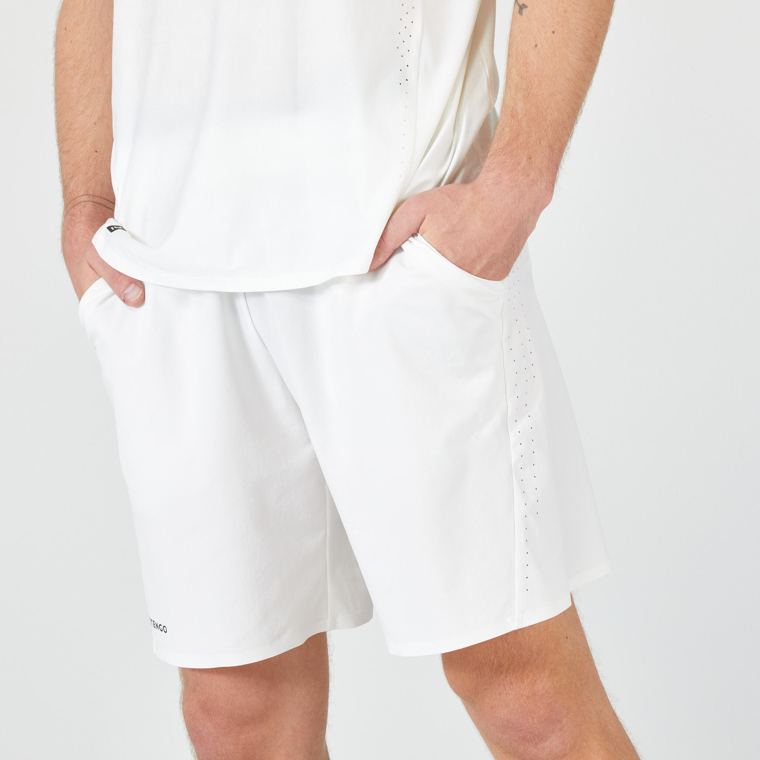 Herren Tennis Shorts - Dry weiss