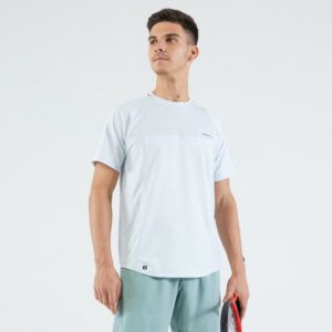 Herren Tennis T-Shirt - Dry RN hellgrau/schwarz