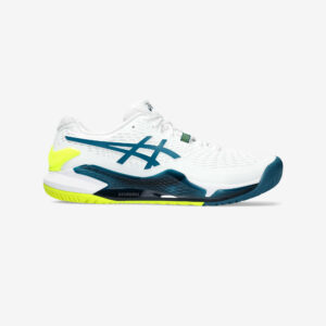 Herren Tennisschuhe Multicourt - Asics Gel Resolution 9 weiss/blau