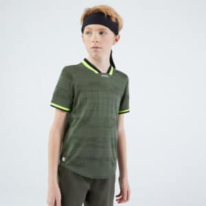 Jungen Tennis T-Shirt - Dry khaki