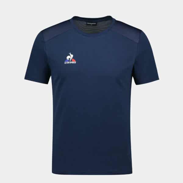 Le Coq Sportif Tennis Trainings T-Shirt blau