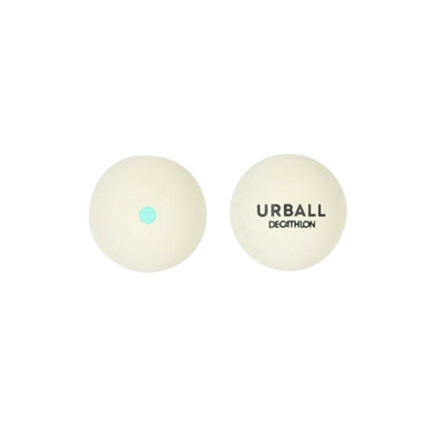 Pelota (Ball) für Vollgummi-Pala GPB 100 weiss grüner Punkt