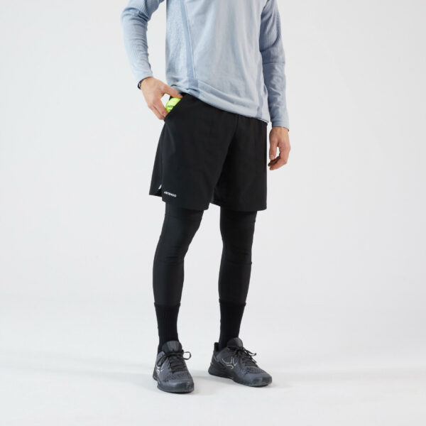 Shorts mit Leggings 2-in-1 - Thermic schwarz/schwarz