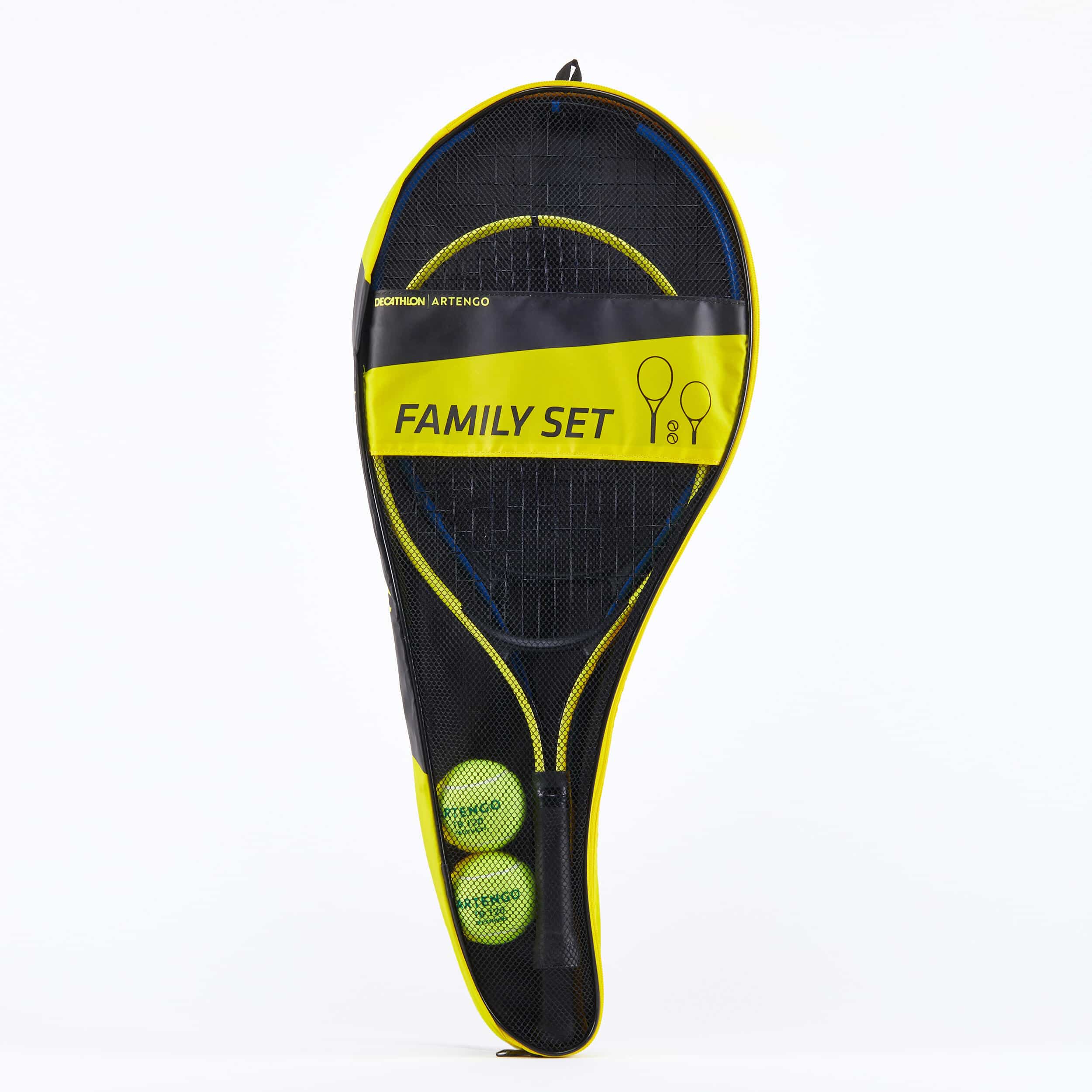 Tennis Set Family Duo 2 Schläger 2 Bälle 1 Husse