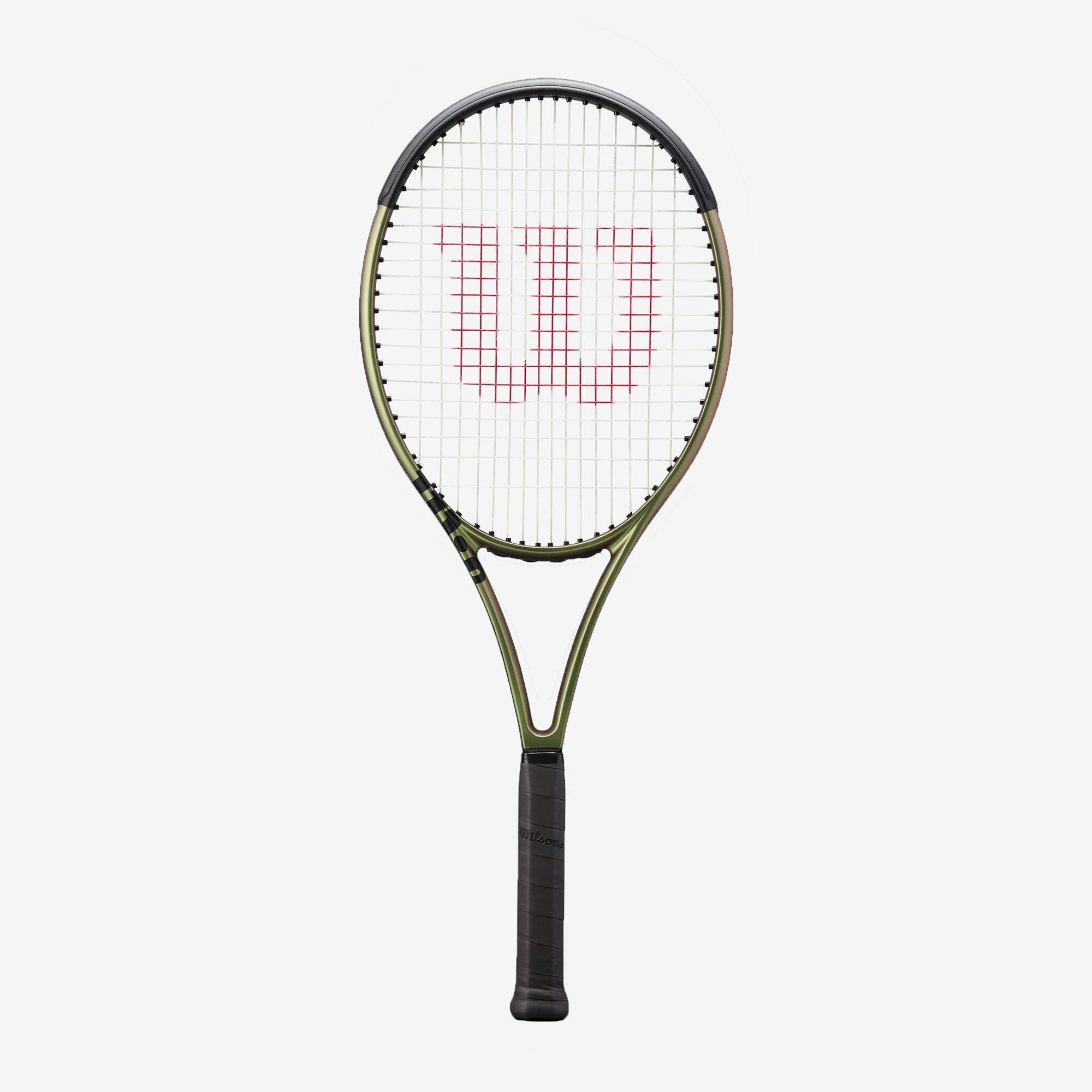 Tennisschläger Damen/Herren Wilson - Blade 100 V8 grün 300 g unbesaitet