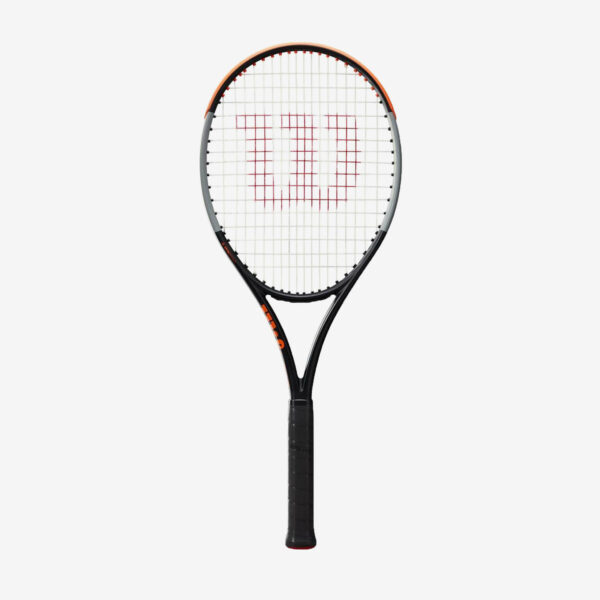 Tennisschläger Damen/Herren Wilson - Burn 100LS V4 schwarz/orange 280 g