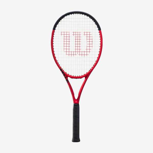 Tennisschläger Damen/Herren Wilson - Clash 100L V2 schwarz/rot 280 g