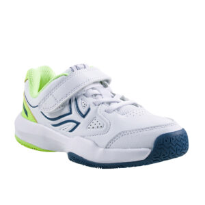 Tennisschuhe Turnschuhe Kinder mit Klettverschluss - TS530 weiss/gelb