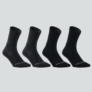 Tennissocken High 4er-Pack - RS 300 grau/schwarz