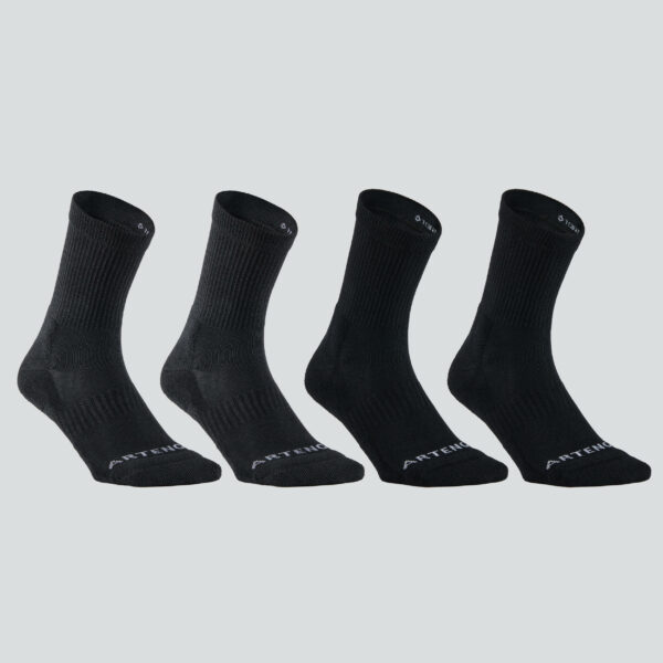 Tennissocken High 4er-Pack - RS 300 grau/schwarz