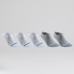 Tennissocken Low 5er-Pack – RS160 weiss/grau