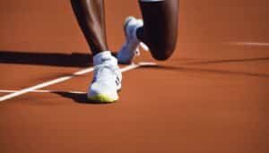 Aufwärmroutinen vor dem Tennis Spiel