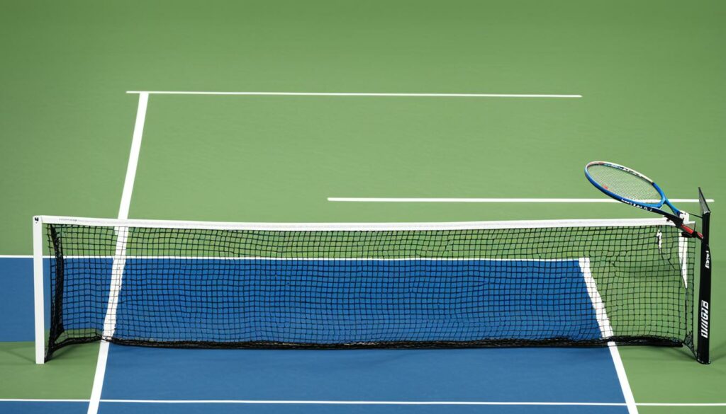 Tennisnetz Höhe