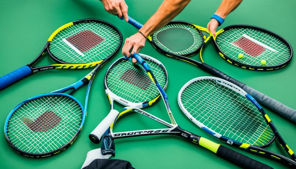 Tennisschläger Test