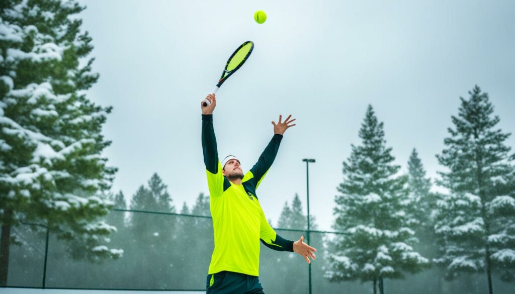 Trainingstipps Tennis Winter