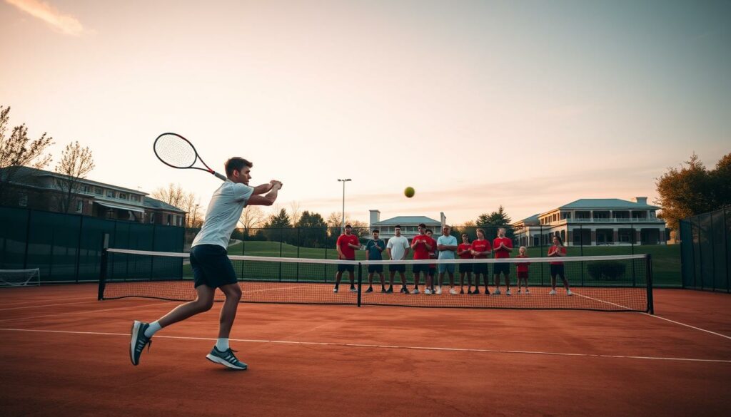 College-Tennis Teamdynamik
