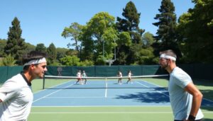 Der Unterschied zwischen Einzel und Doppel Tennis