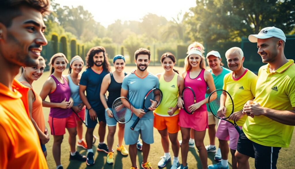 Erfolgreiche Tennis-Teams