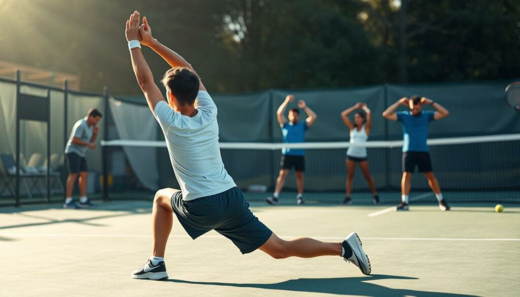 Flexibilitätstraining Tennis