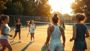 Förderung von Frauen im Tennis durch Initiative
