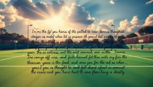 Inspirierende Tennis Zitate der Tennislegenden