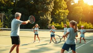 Kinder im Tennissport: Einführung und Tipps