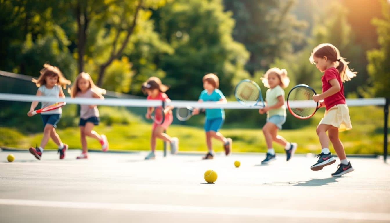Koordination und Motorik durch Kinder Tennis fördern