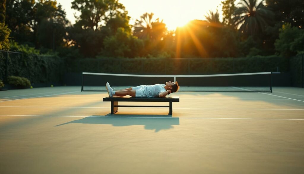 Leistungssteigerung im Tennis durch Ruhe & Erholung