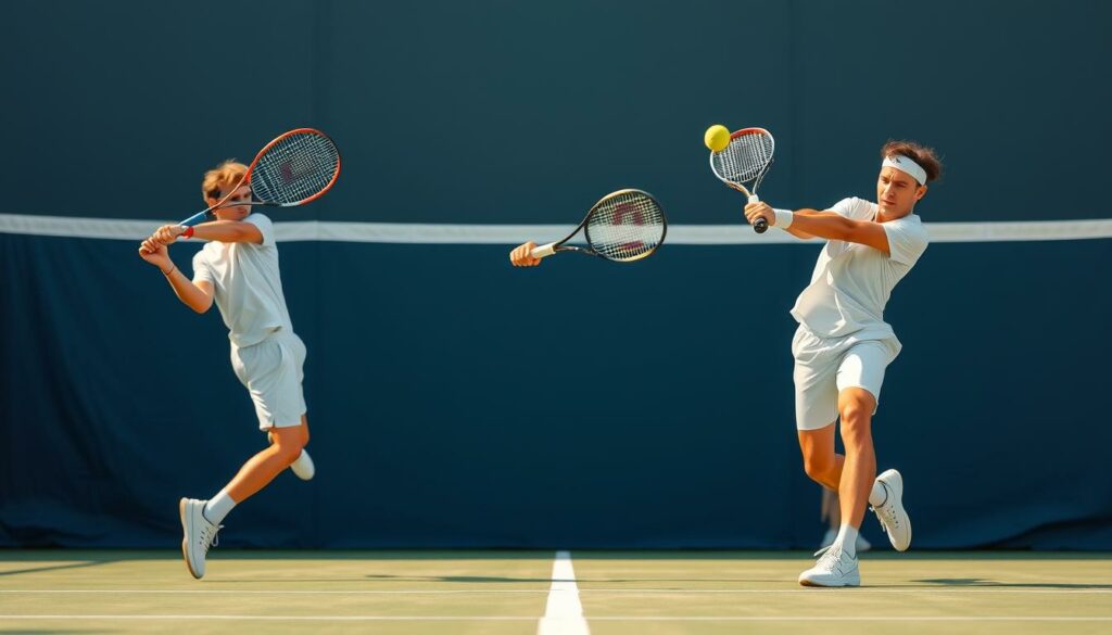 Meistern Sie Tennis Aufschlagtechniken: Kick, Slice, Flat