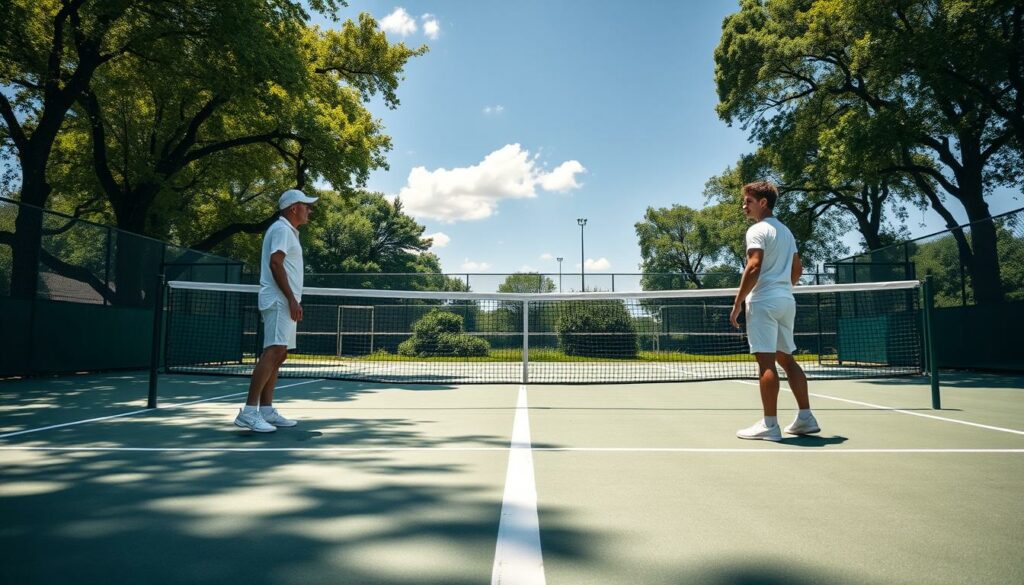 Seitenwahl im Tennis