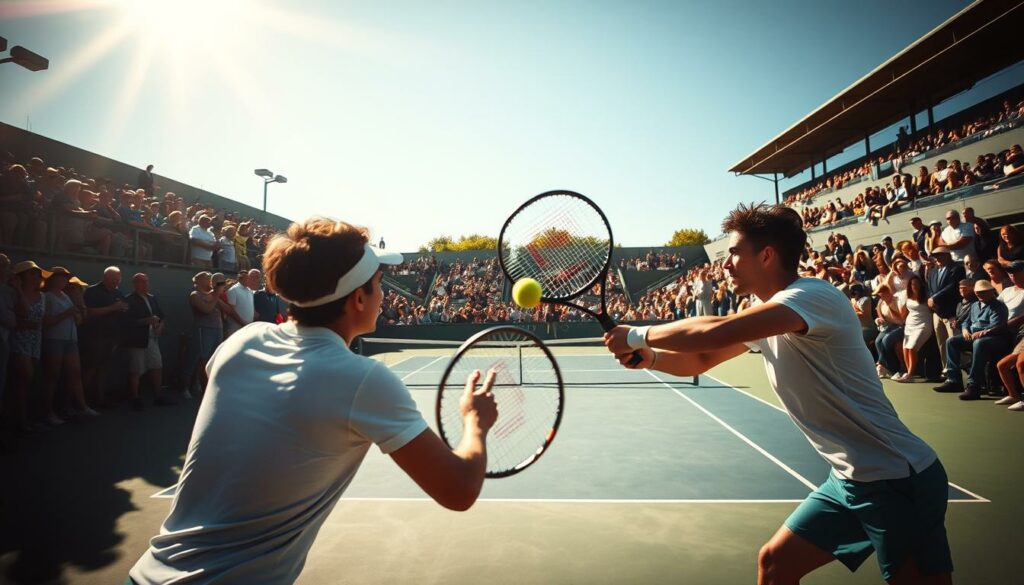 Tennis Wettkämpfe zur Steigerung der Motivation
