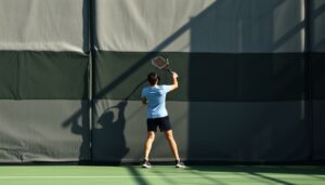 Tennis mit Wand: Effektives Solo-Training optimieren