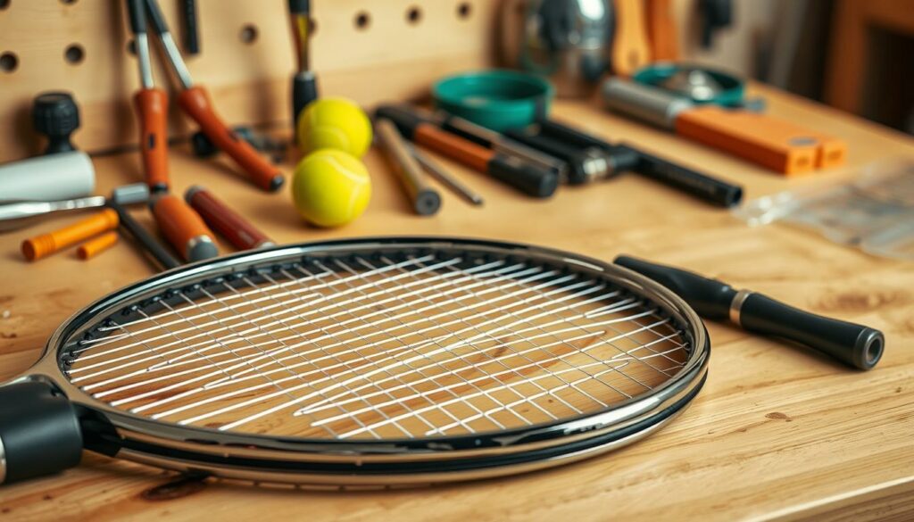 Tennisschläger Pflege