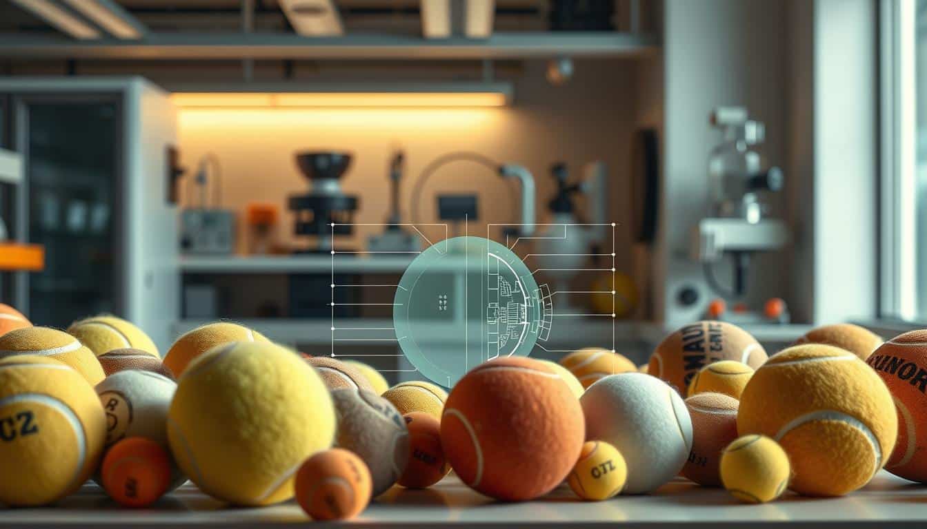 Unterschiede in Tennisbällen und Technologien